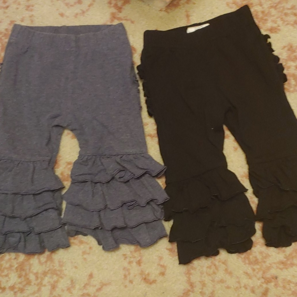 EUC Ruffle Butt Pants 6-12 Month